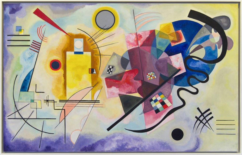 Wassily Kandinsky abstract painting showing color emotion and rhythm